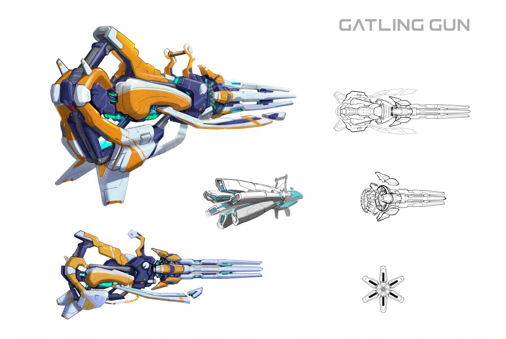 Skyfront VR Gatling Gun Concept